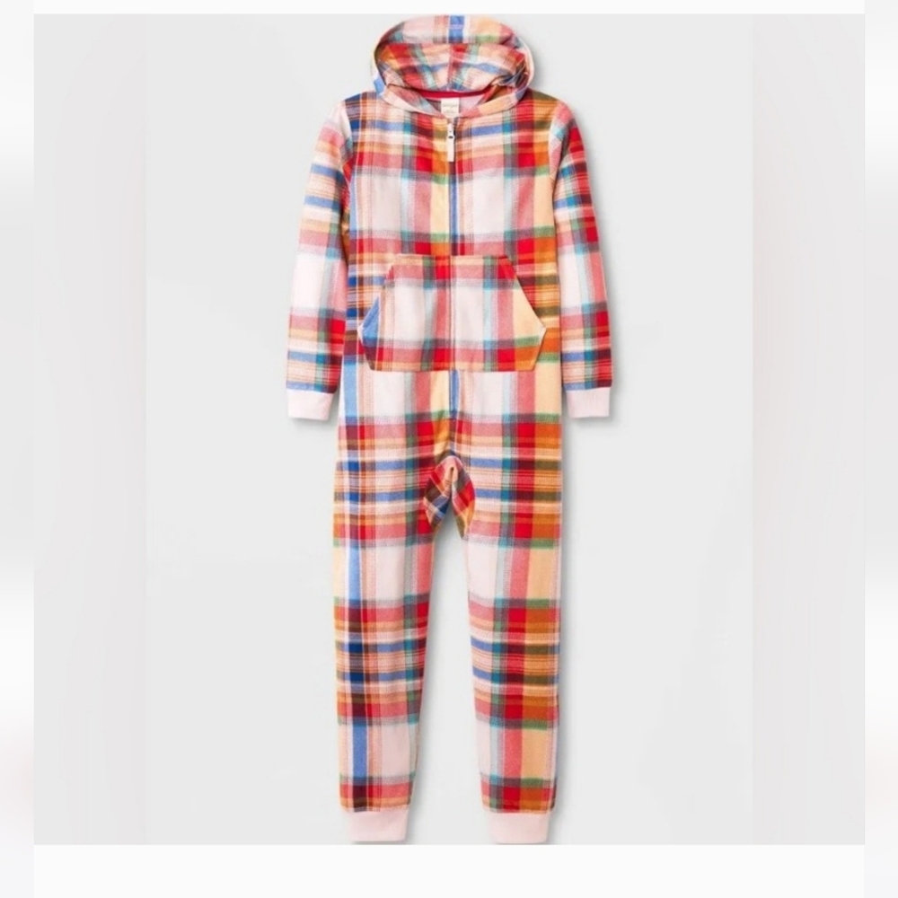 Cat & Jack Hooded Sleeper Lrg NWT